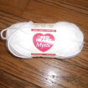1 Skein Red Heart Mystic Alpaca Blend Yarn - Color Foam - 154 yds